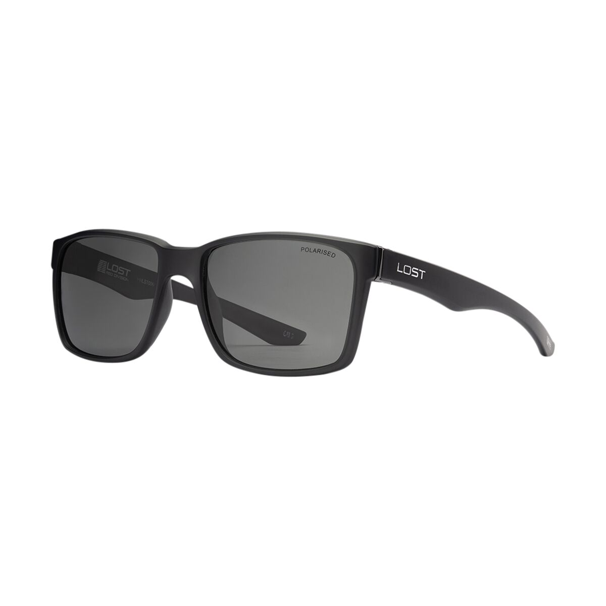 LOST Sunglasses Silverstone Polarised Matt Xtal Black, , scaau_hi-res