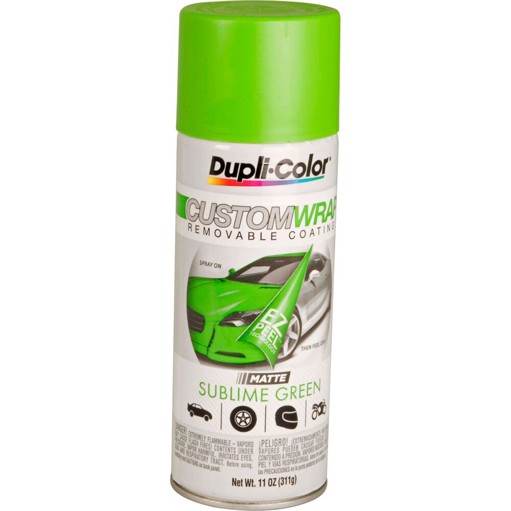 DupliColor Aerosol Paint Custom Wrap Matte Sublime Green, 311g