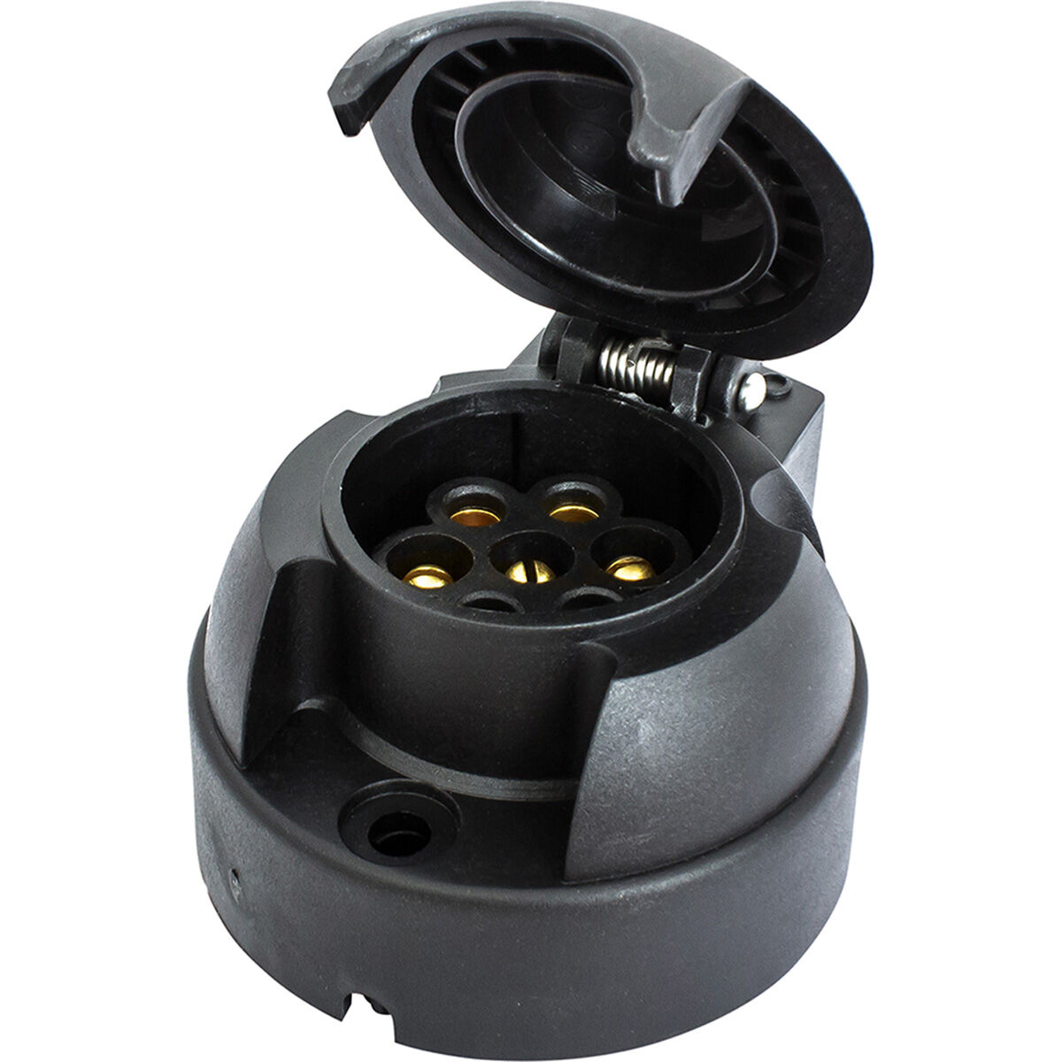 KT Cable Trailer Socket 7 Pin Large Round, , scaau_hi-res