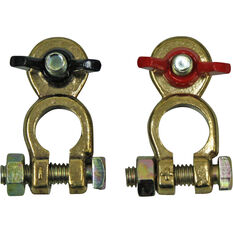 Calibre Battery Terminal, Wing Nut, Universal - 2 Pack, , scaau_hi-res