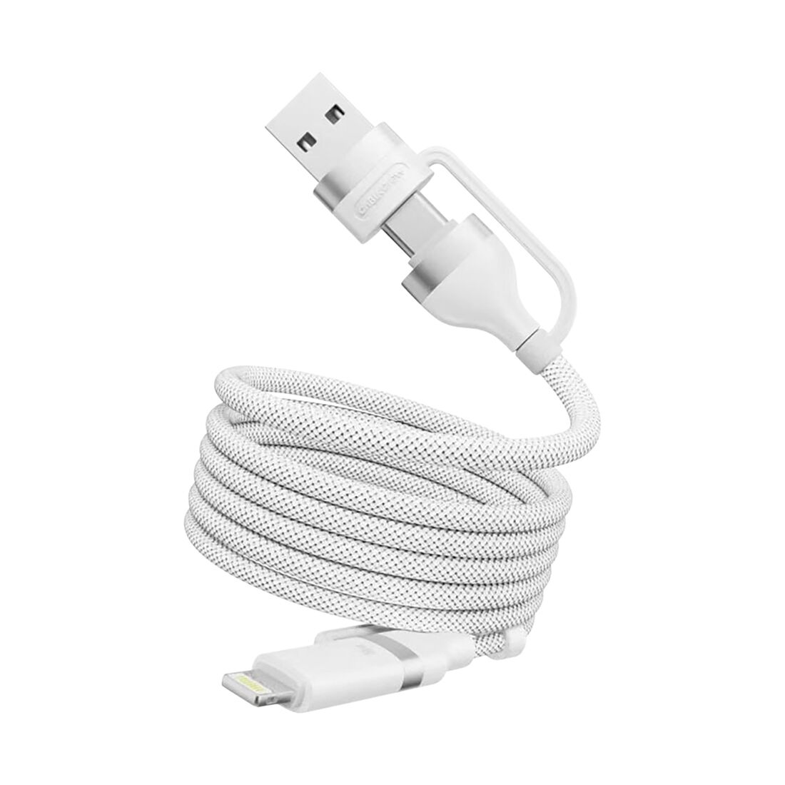 Cabin Crew USB-C/USB-A to USB-C/Lightning Magnetic Cable White, , scaau_hi-res