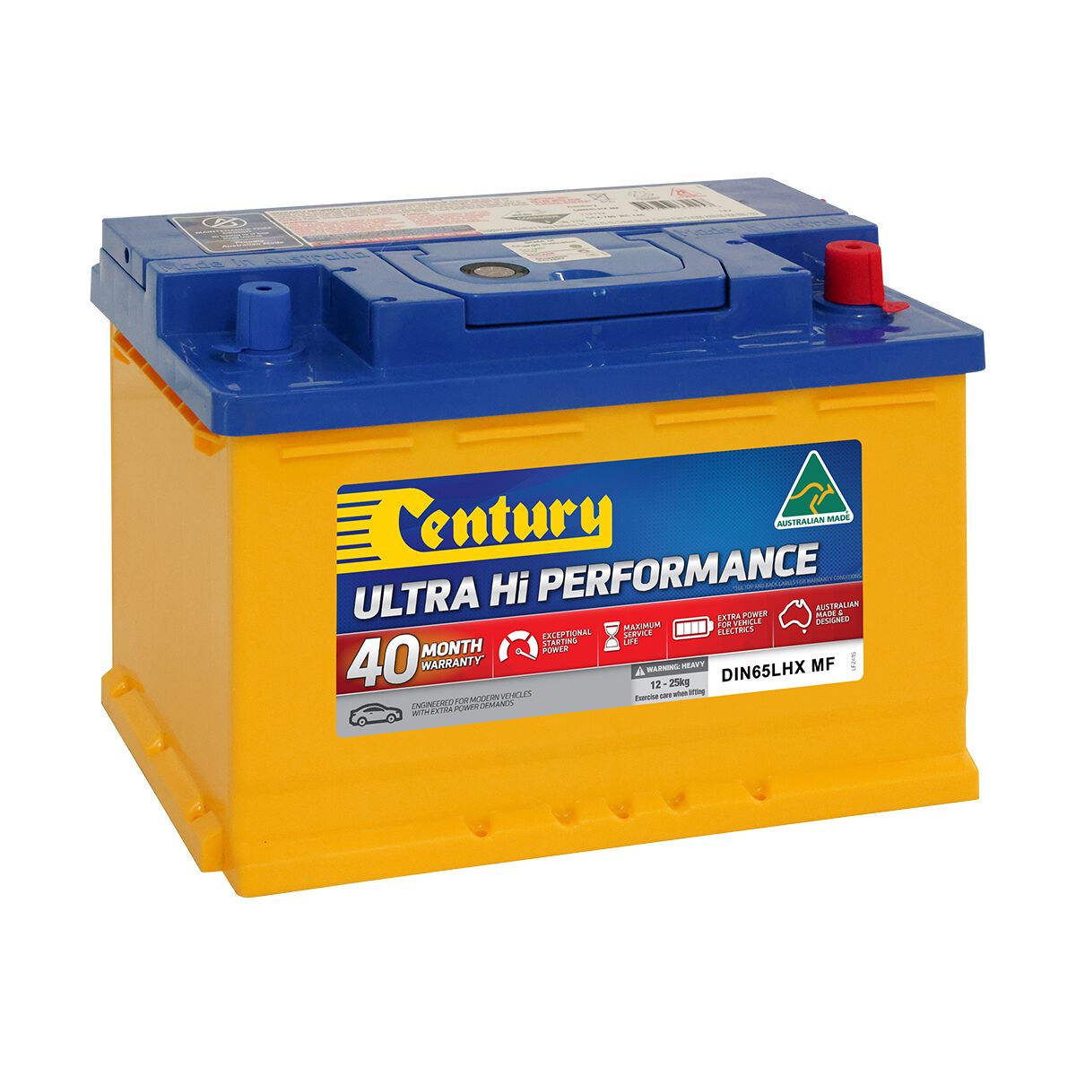 Century Ultra Hi Performance Car Battery DIN65LHX, , scaau_hi-res