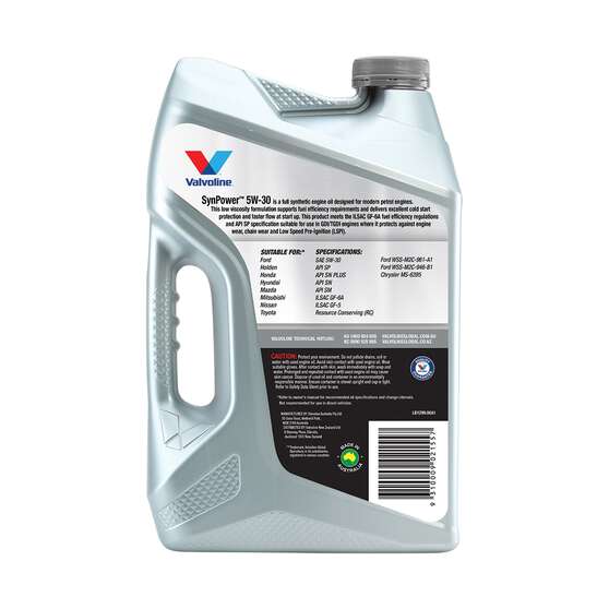 Valvoline Synpower Engine Oil 5W-30 6 Litre, , scaau_hi-res