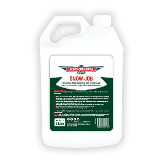 Bowden's Own Snow Job Wash 5 Litre, , scaau_hi-res