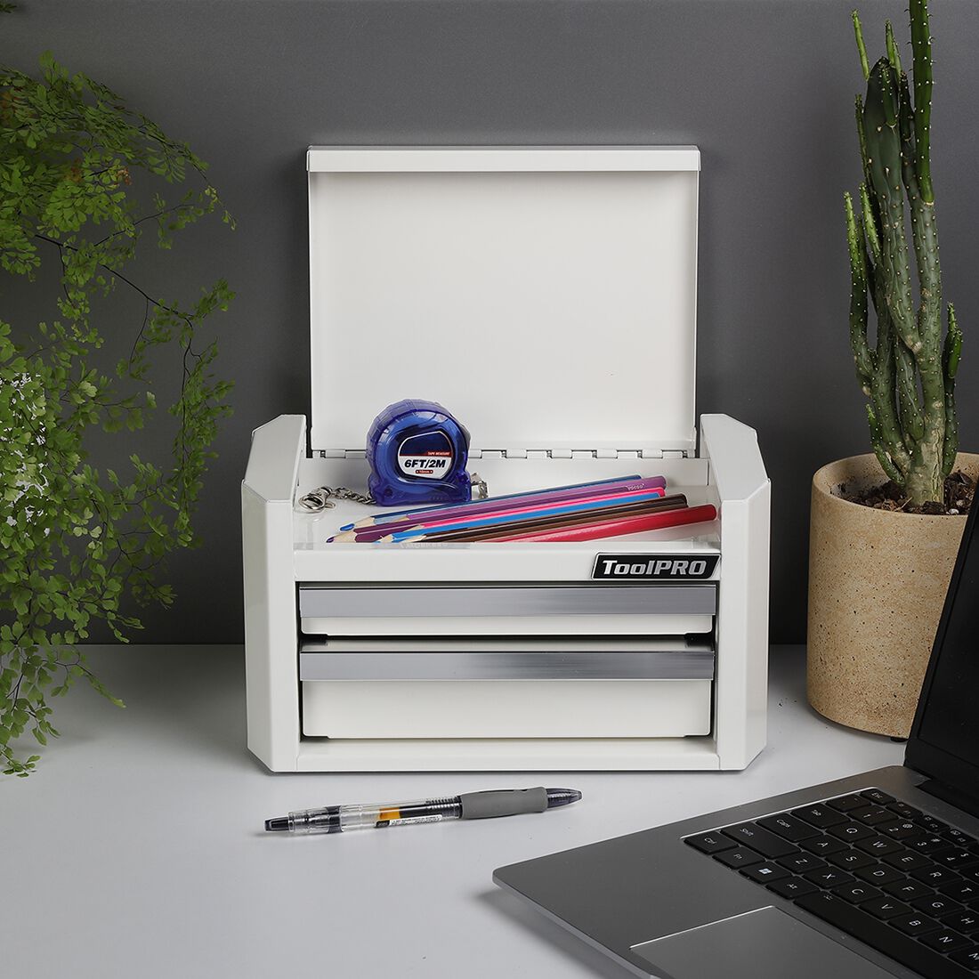 ToolPRO Mini Edge Tool Chest White, , scaau_hi-res