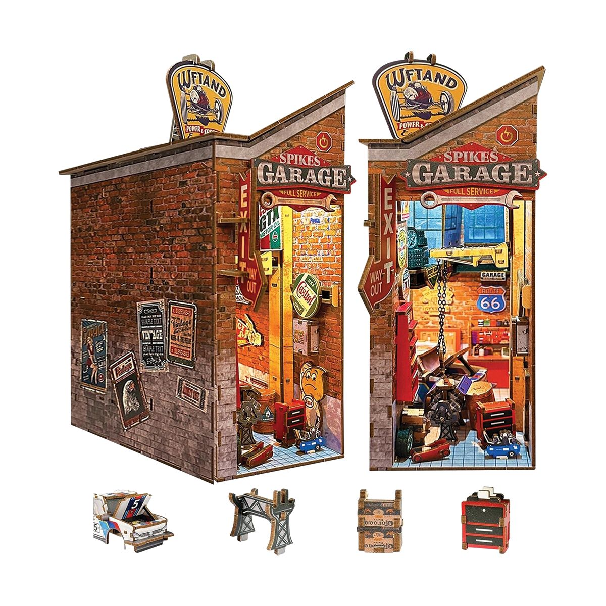 Garage Book Nook Puzzle Kit, , scaau_hi-res