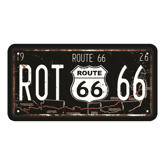 Tin Sign Vintage Number Plate Asst Designs Supercheap Auto