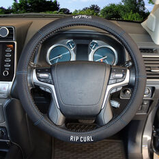Rip Curl The Search Neoprene Steering Wheel Cover & Seat Belt Buddie Set Black, , scaau_hi-res