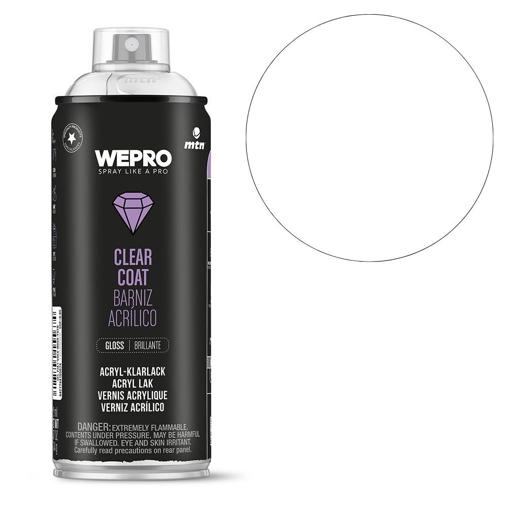 MTN Pro Acrylic Clear Coat Gloss Spray Paint 400mL, , scaau_hi-res