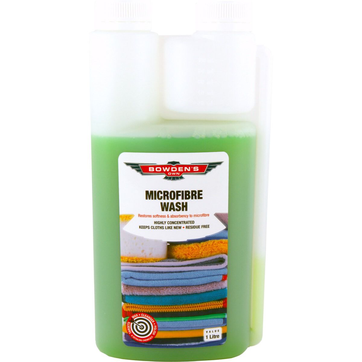 Bowden's Own Microfibre Wash 1 Litre, , scaau_hi-res