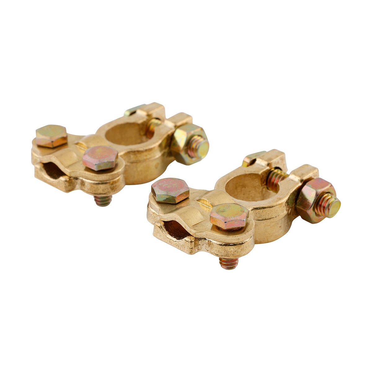 Century Battery Terminal, Solid Brass, Saddle Type - Heavy Duty - 2 Pack, , scaau_hi-res