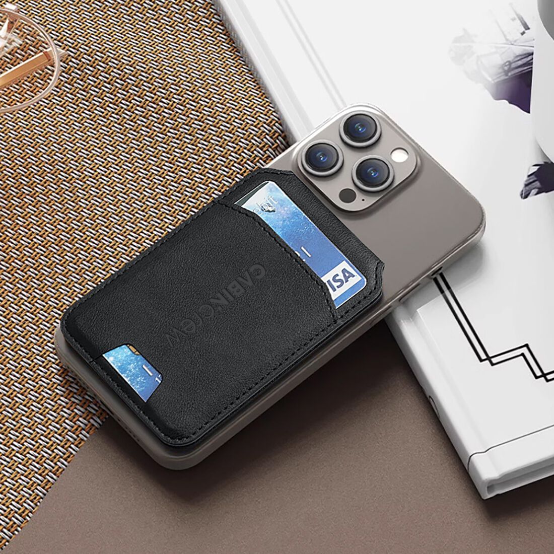 Cabin Crew 5-card Flip Fold MAG Wallet Black, , scaau_hi-res