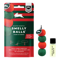 Smelly Balls Air Freshener Set South Sydney Rabbitohs Coconut Lime 5ml, , scaau_hi-res