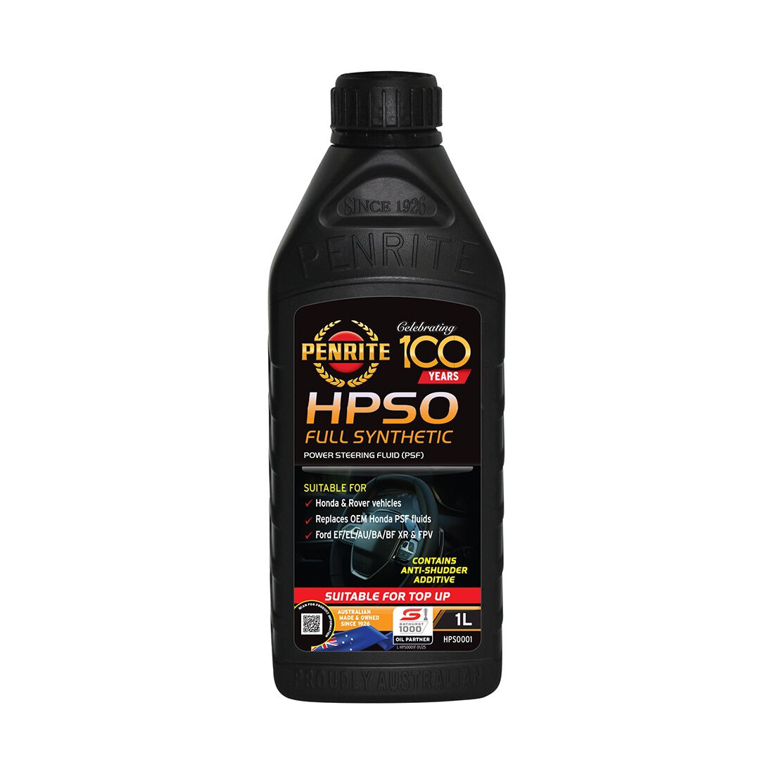 Power Steering Fluid - HPSO, 1 Litre, , scaau_hi-res