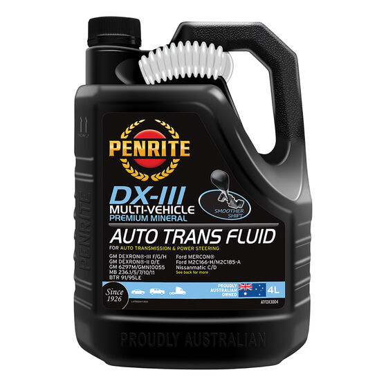 Penrite ATF DXIII Automatic Transmission Fluid 4 Litre Supercheap Auto