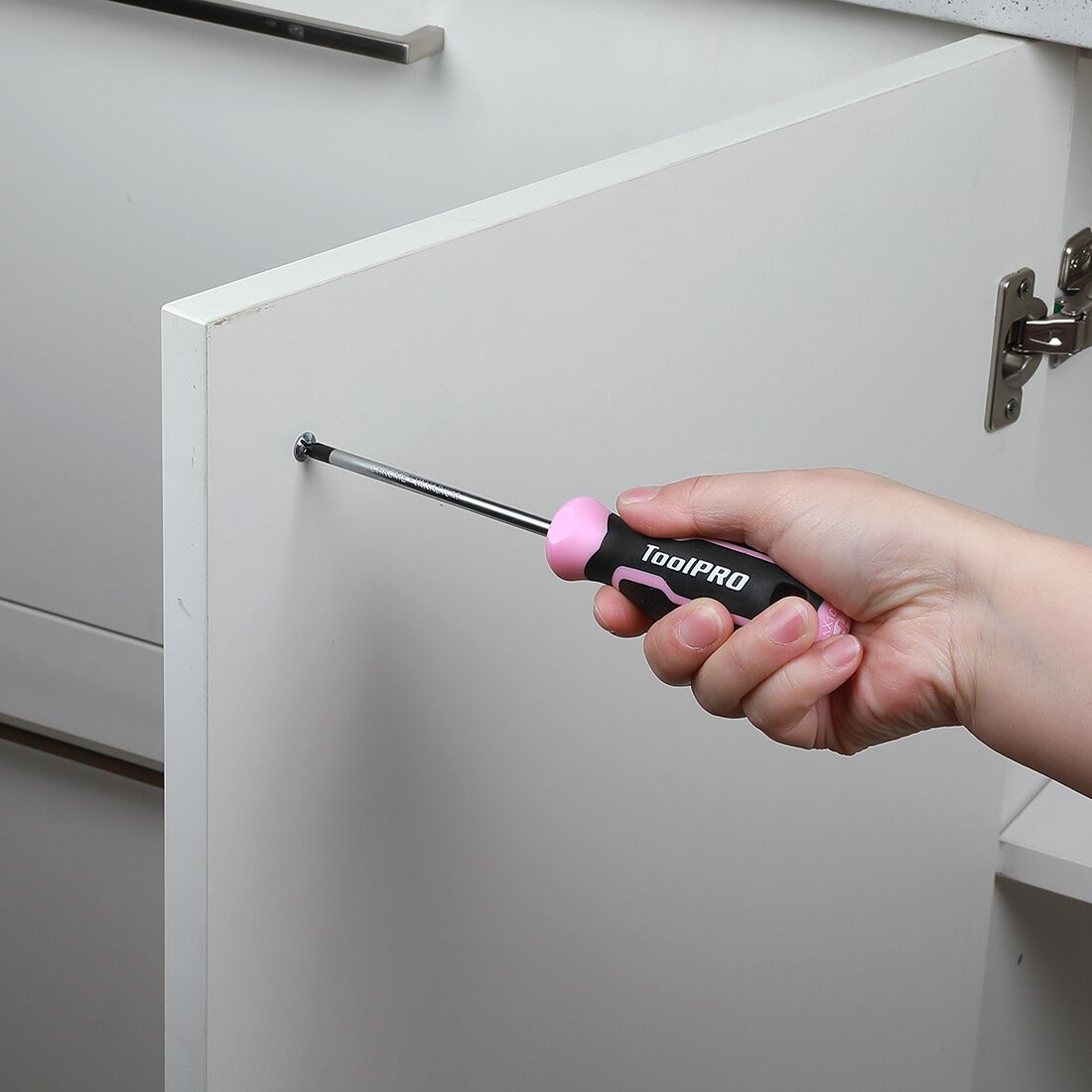 ToolPRO 32 Piece Pink Household Tool Kit, , scaau_hi-res