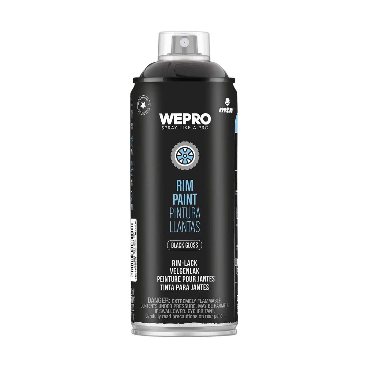 MTN Rim Paint Black Gloss 400ml, , scaau_hi-res