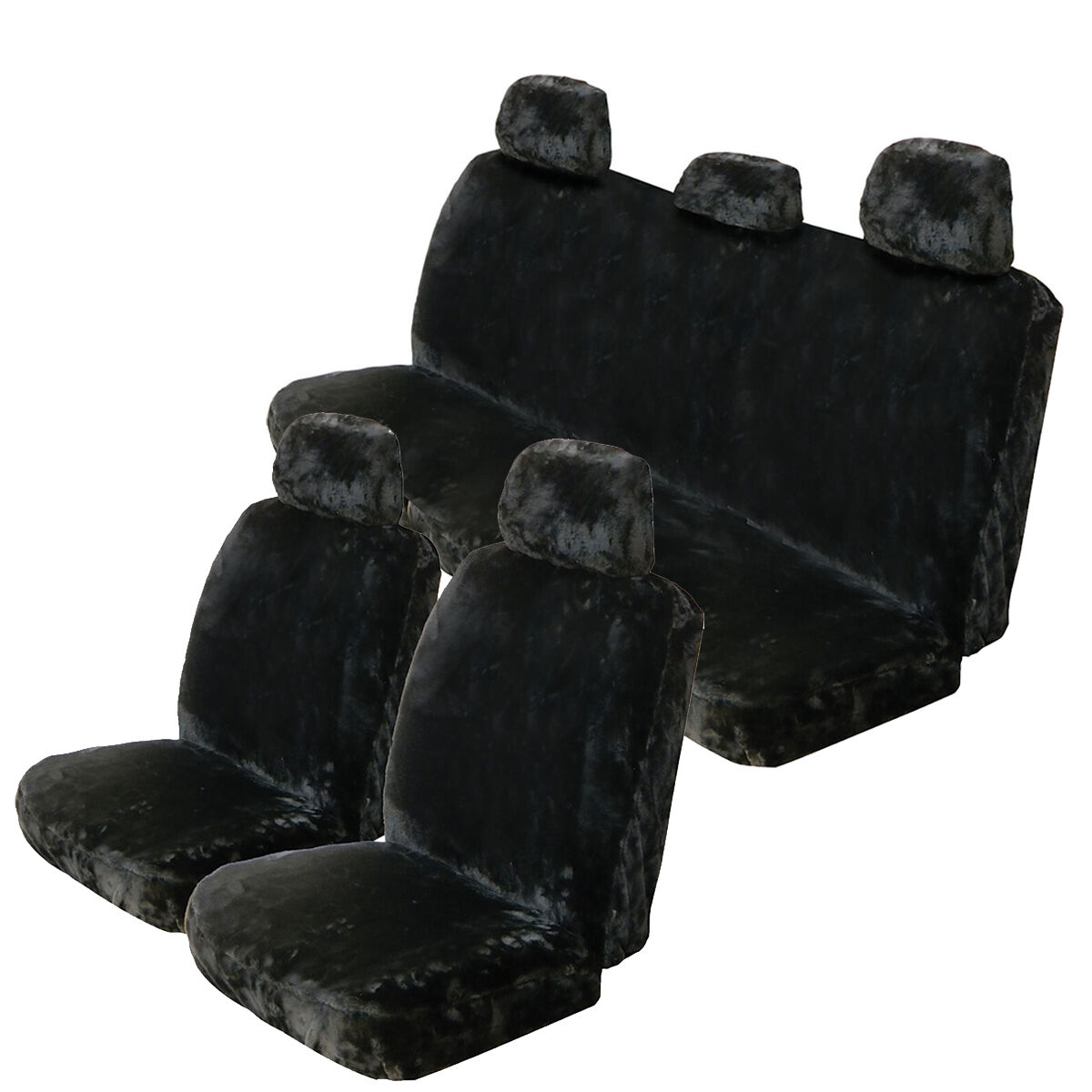 SCA Luxury Fur Seat Cover Set Supercheap Auto