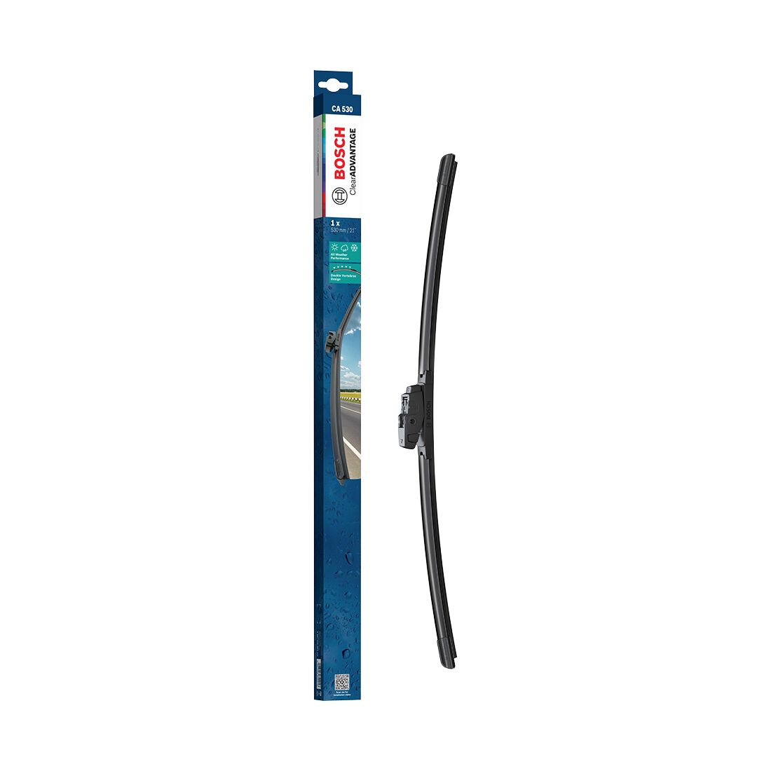 Bosch Clear Advantage Wiper Blade 530mm (21") Single - CA530, , scaau_hi-res