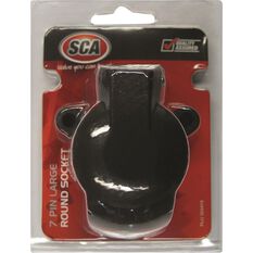 SCA Trailer Socket, Plastic - Large Round, 7 Pin, , scaau_hi-res