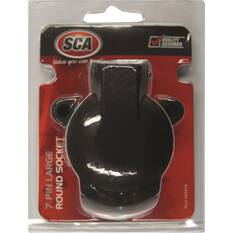 SCA Trailer Socket, Plastic - Large Round, 7 Pin, , scaau_hi-res