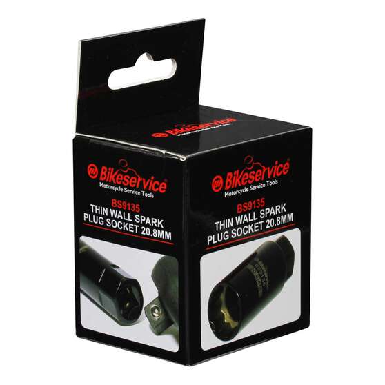 BikeService Extra Thin Wall Spark Plug Socket 21mm, , scaau_hi-res