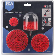 SCA 4 Piece Drill Brush Set, , scaau_hi-res