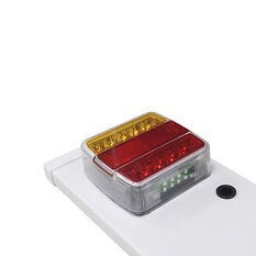 SCA Trailer Light Board LED 7 Pin Small Round E/L, , scaau_hi-res
