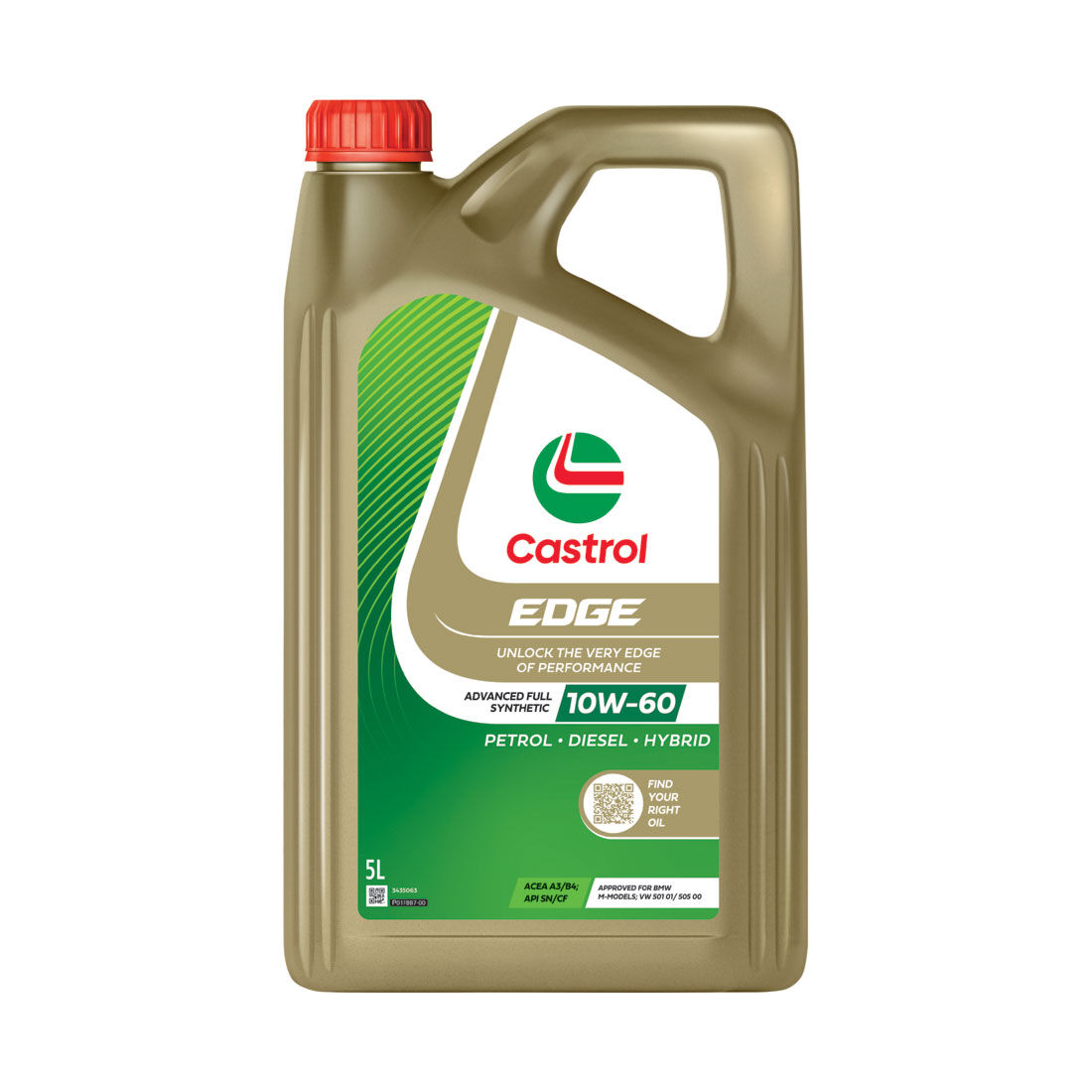 Castrol EDGE Engine Oil - 10W-60, 5 Litres, , scaau_hi-res