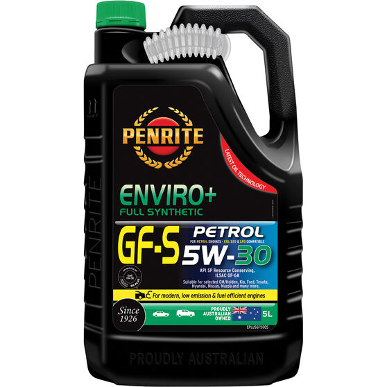 Penrite Enviro+ GF-S Engine Oil - 5W-30 5 Litre, , scaau_hi-res