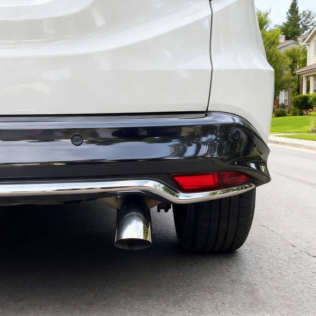 SCA Stainless Steel Exhaust Tip - Dump Pipe suits 52mm to 76mm, , scaau_hi-res