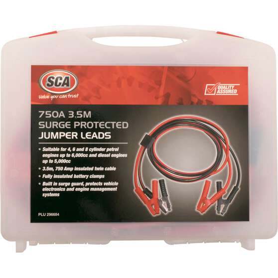 SCA 12V 750 Amp Jumper Leads, , scaau_hi-res