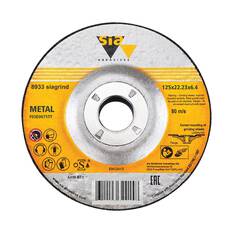 SIA Abrasives Grinding Disc, 8933 Series, 125X6X22.2 Inox/Steel Bonded, , scaau_hi-res