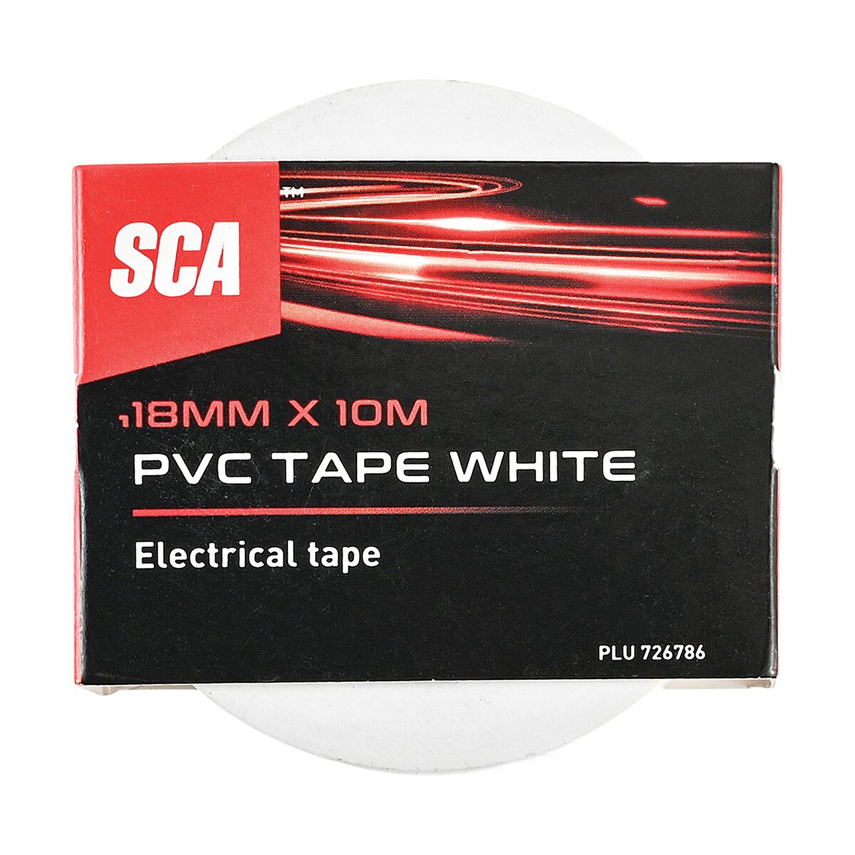 SCA PVC Electrical Tape - Green, 18mm x 10m White, , scaau_hi-res