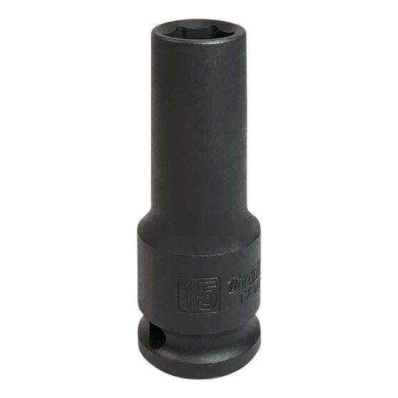 ToolPRO Impact Socket Deep 1/2" Drive 15mm Supercheap Auto