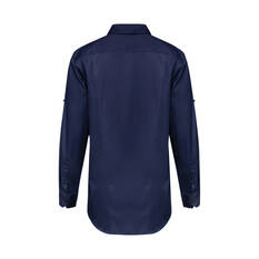 Hard Yakka Koolgear Vented Long-Sleeved Shirt Navy, Navy, scaau_hi-res