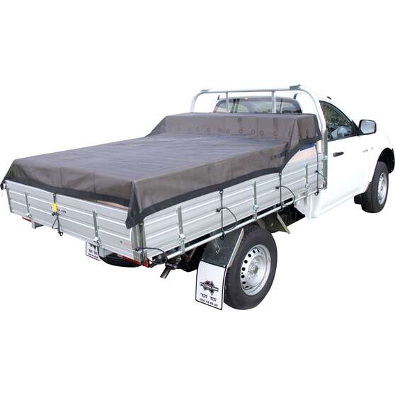 Spider Single Cab Mesh Tarp - 2.45m X 2.15m, , scaau_hi-res