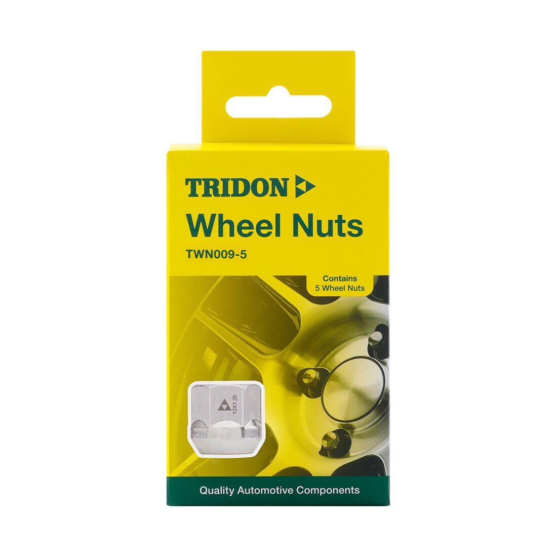 Tridon Wheel Nuts M12x1.25. Tapered Seat. Open Ended Nut. 19mm Hex, , scaau_hi-res