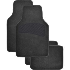 SCA Luxury Carpet Floor Mats Black Set of 4, , scaau_hi-res