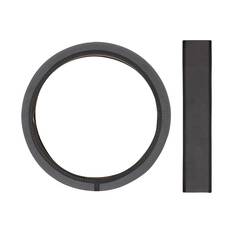 SCA Soft Steering Wheel Cover Suede Charcoal, , scaau_hi-res