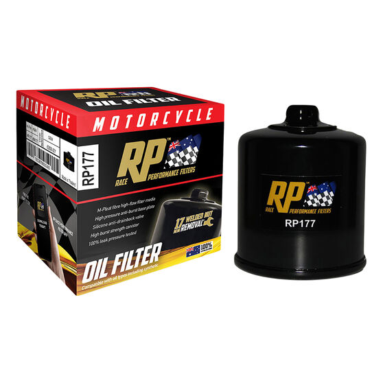 Race Performance Motorcycle Oil Filter RP177, , scaau_hi-res