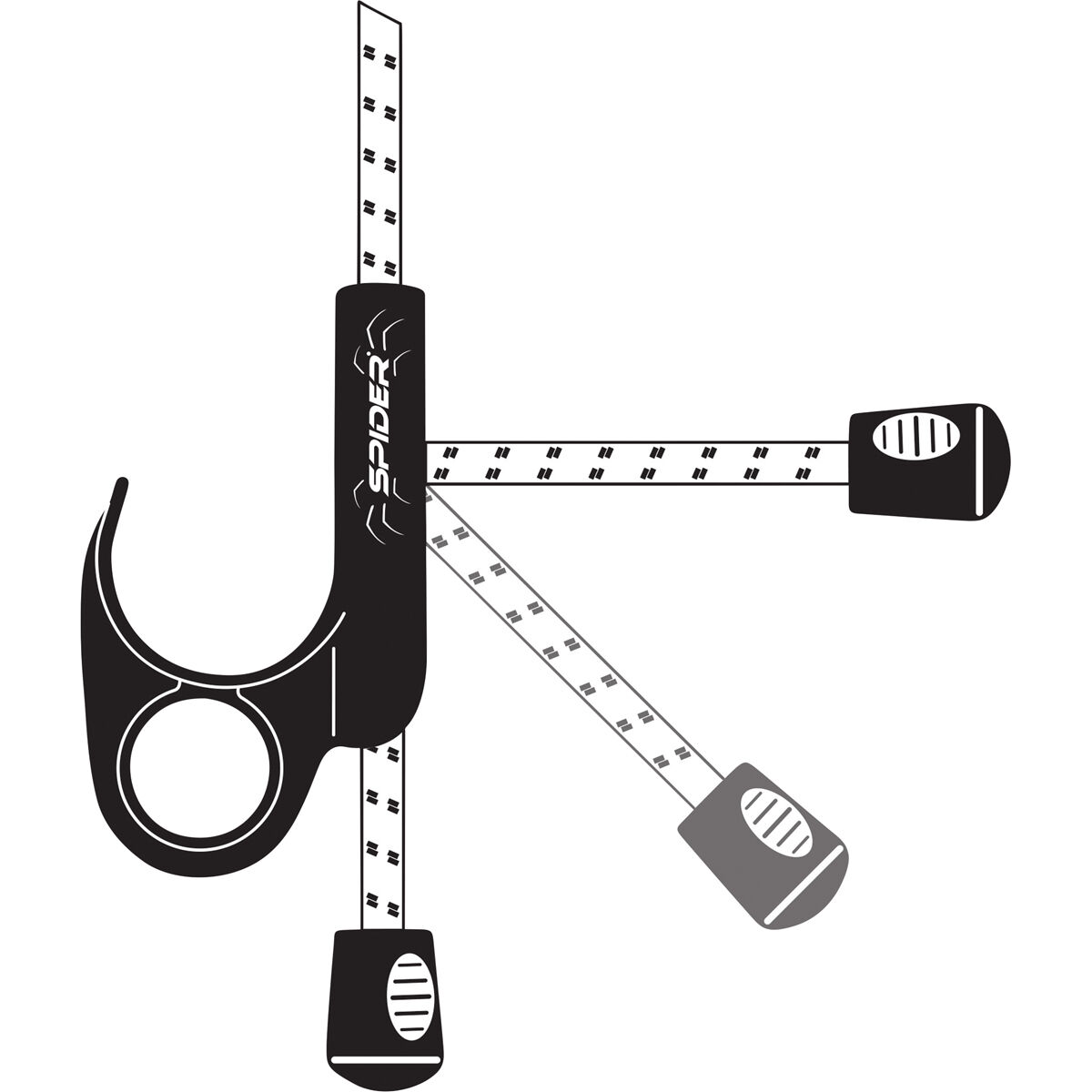 Spider Tarp Cord With Spider Hooks 100cm, , scaau_hi-res