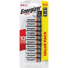 Energizer Max AA Batteries - 10 Pack, , scaau_hi-res