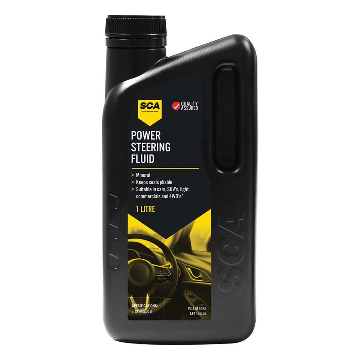 SCA Power Steering Fluid 1 Litre, , scaau_hi-res