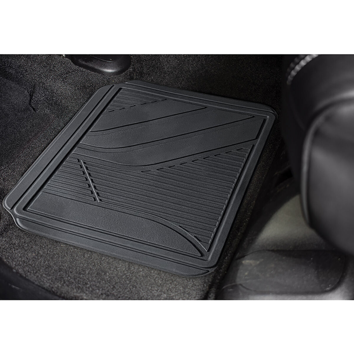 Dickies Rubber OG Logo Car Floor Mats - Set of 4, Black, , scaau_hi-res