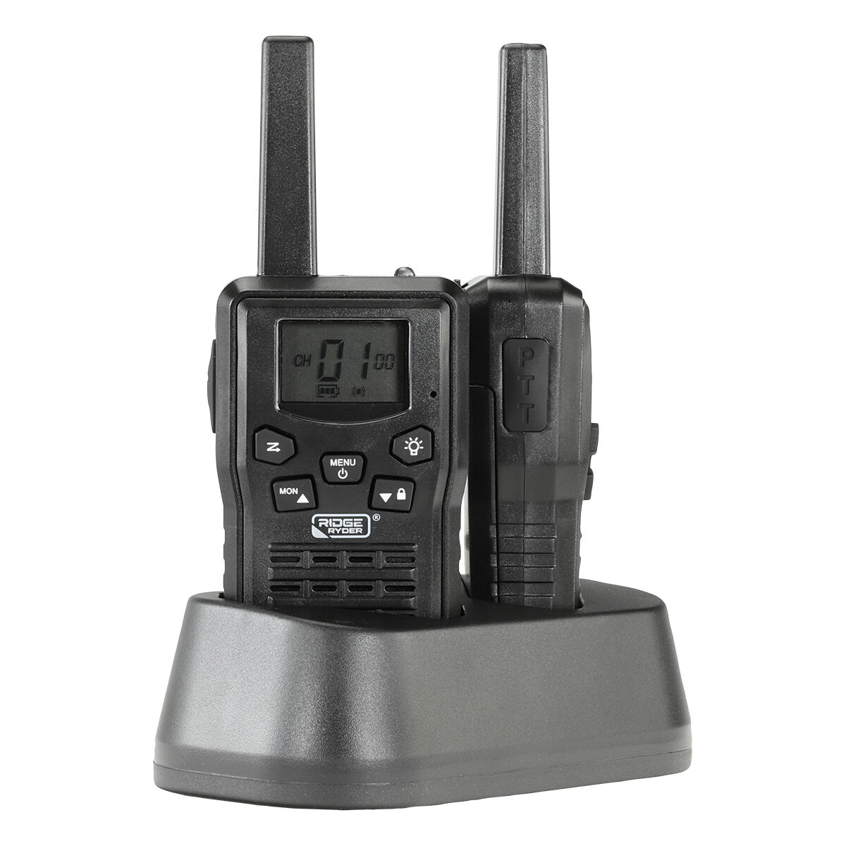 Ridge Ryder UHF CB Handheld Radio Twin Pack 2W, , scaau_hi-res