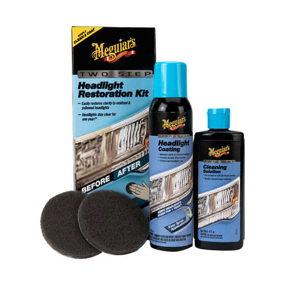 Meguiar's Two Step Headlight Restoration Kit, , scaau_hi-res