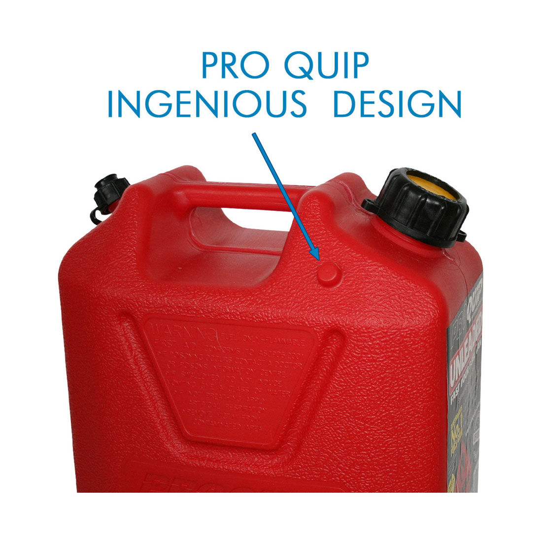 Pro Quip 10L Fuel Plastic Jerry Can, , scaau_hi-res