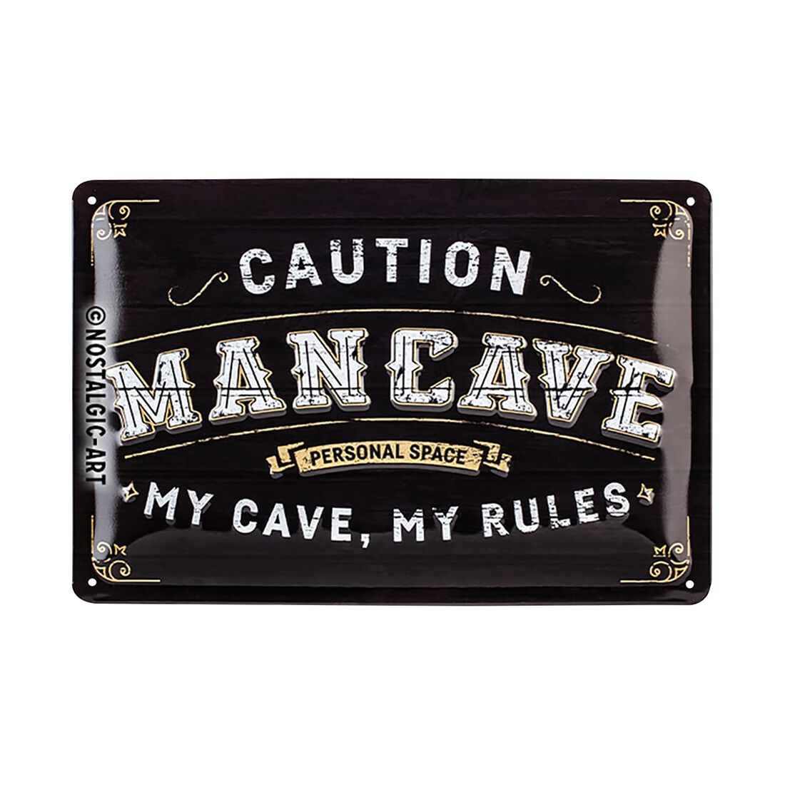 Nostalgic-Art Tin Sign 20x30cm Man Cave, , scaau_hi-res