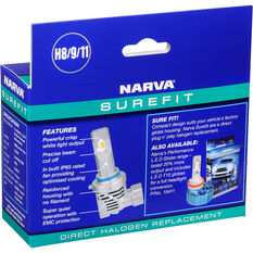Narva LED Headlight Surefit Suits H8 H9 H11, , scaau_hi-res